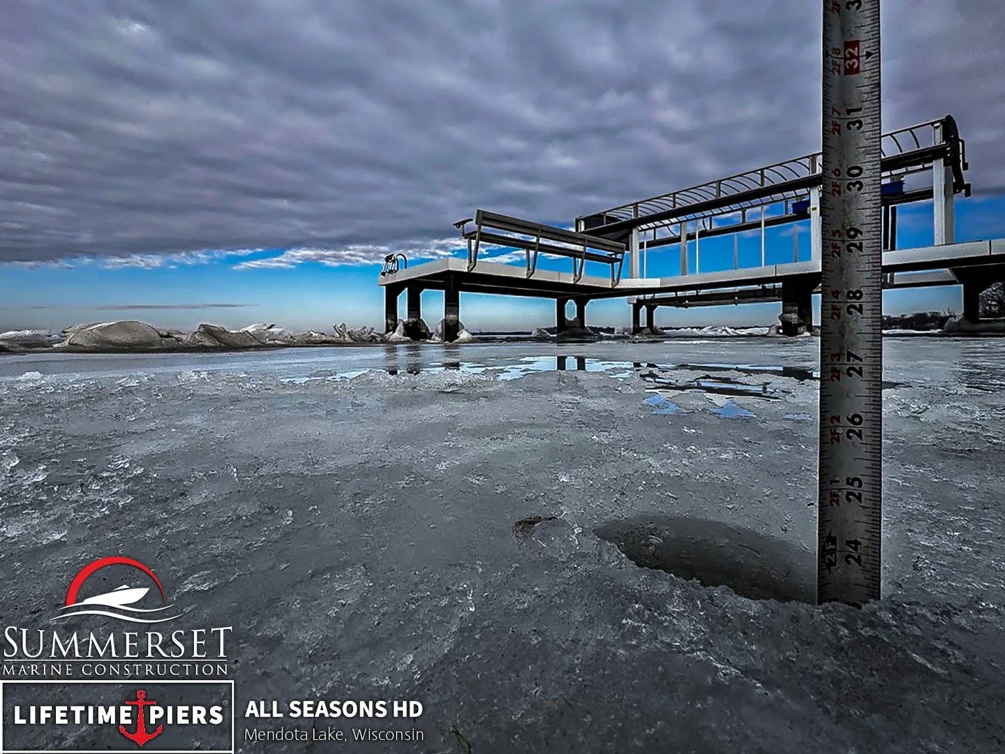 Still standing strong. 💪
This Lifetime All Seasons HD Pier on Mendota Lake faced nearly 24 inches of solid ice this winter &mdash; and didn&rsquo;t flinch. Want to read more about it?

🧊 Check out the new blog on our website.

#ProvenStrength #year