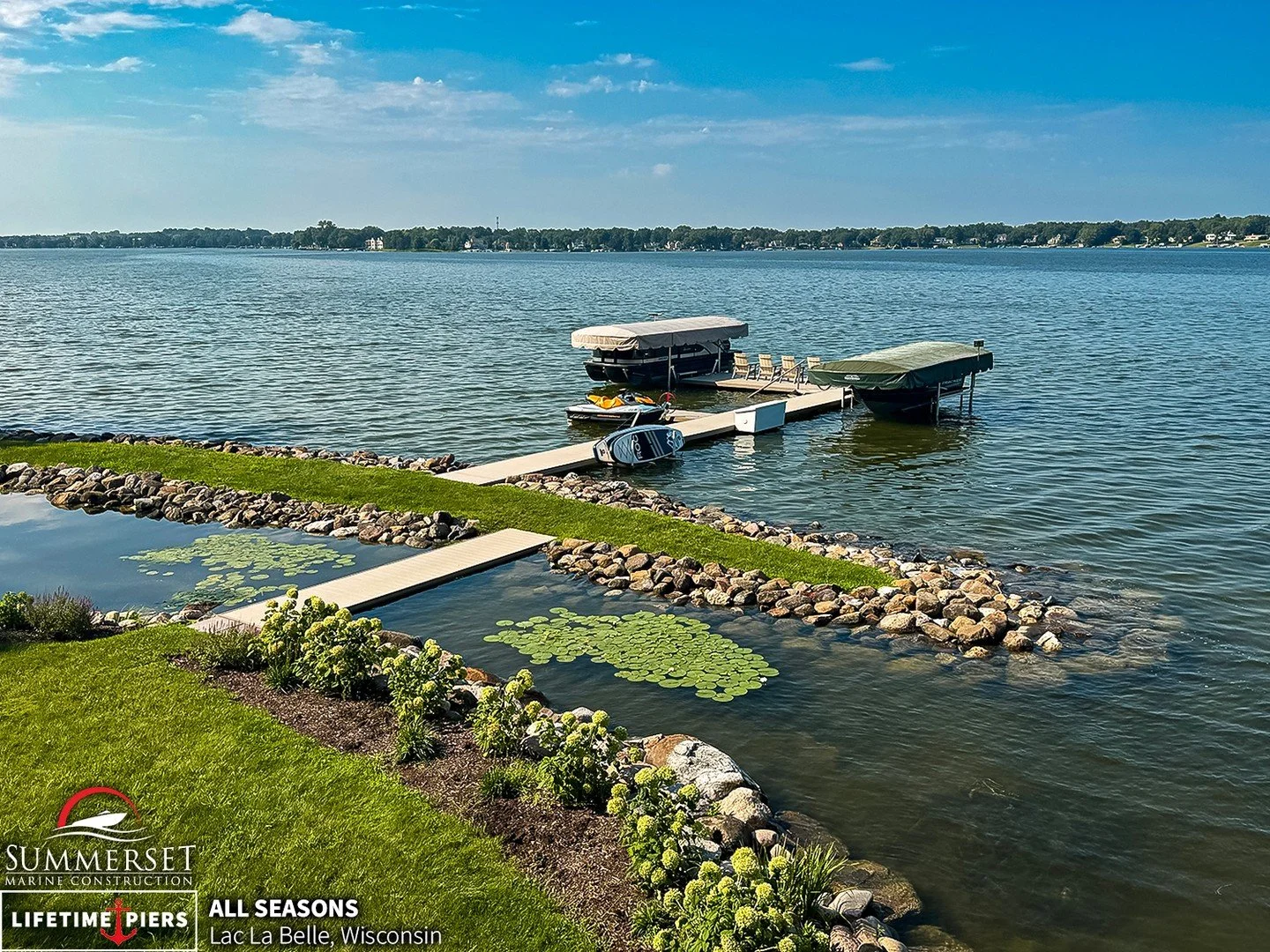 Do you know that perfect spot on the lake where everything feels just right? This is that spot! Our Lifetime All Seasons Pier quietly gets everything right throughout the year without seeking attention.
Learn more using the link in our bio. 
#effort