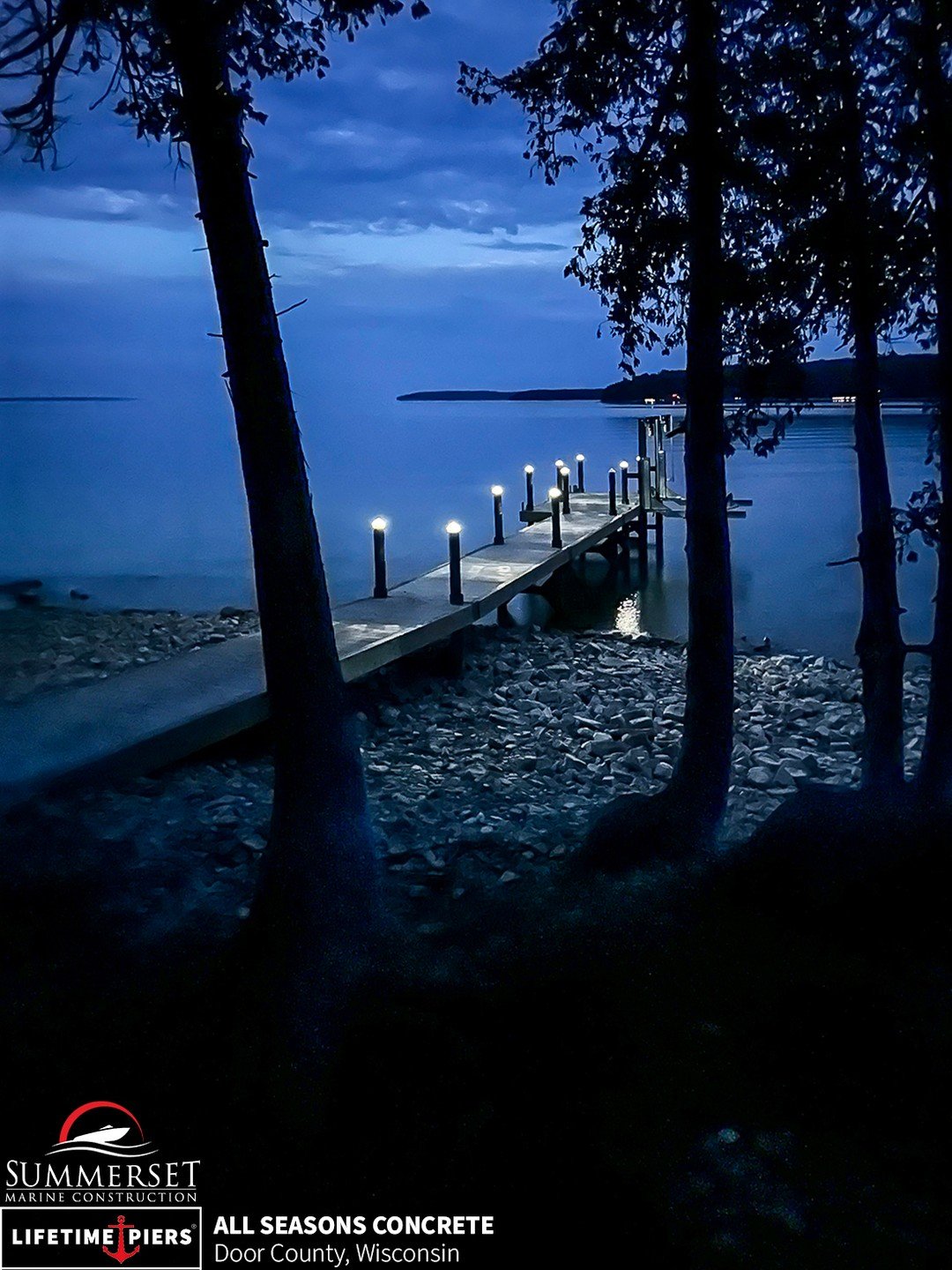 Up here, everything hits different &mdash; the water, the skies, the craftsmanship.
This Lifetime All Seasons Concrete Pier is built for the long haul, blending strength with serenity in one of Wisconsin&rsquo;s most timeless lakefront settings.

Lea