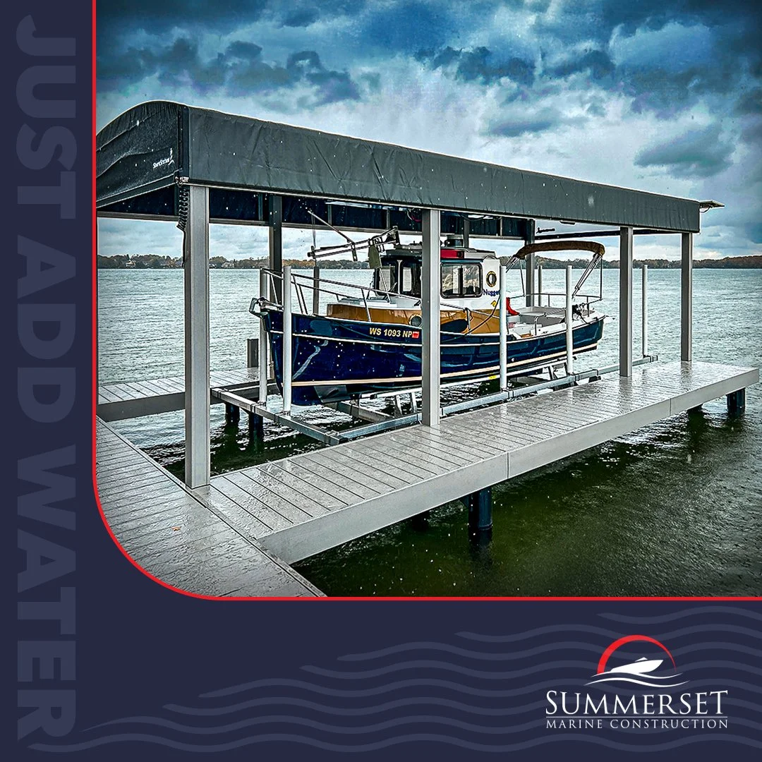 Some build for summer. We build for life.
This Lifetime All Seasons HD Pier on Lac La Belle stands strong through every season, every storm, and every sunrise. Designed with purpose. Built for moments that matter.

Learn more using the link in our bi