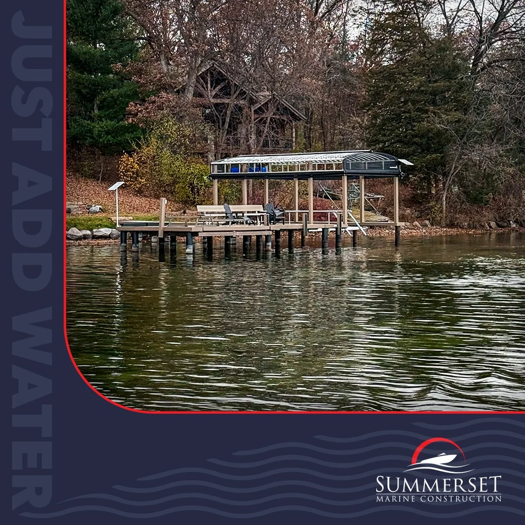 A pier should do more than meet the water &mdash; it should meet your expectations. Engineered for strength. Designed for stillness.
Lifetime All Seasons Pier on Rock Lake.

Learn more using the link in our bio!

#DesignMeetsDurability #RockLakePier 