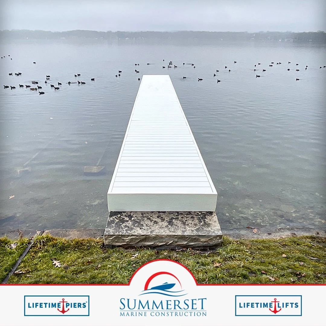 When the lake is quiet, the craftsmanship speaks louder.
Every board is placed with purpose. Every pier built for generations.
Pewaukee Lake&rsquo;s latest obsession: Lifetime All Seasons HD Pier.

Learn more using the link in our bio!

#PewaukeeLake