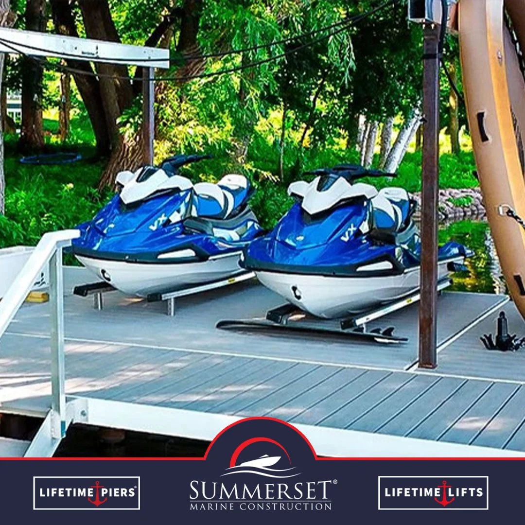 Lifetime PWC Platform Lift
Compact design. Big peace of mind.

Why homeowners love it:
&bull; Designed specifically for PWCs
&bull; Easy on / easy off operation
&bull; Protects from waves and shoreline wear
&bull; Built for long-term durability

See 