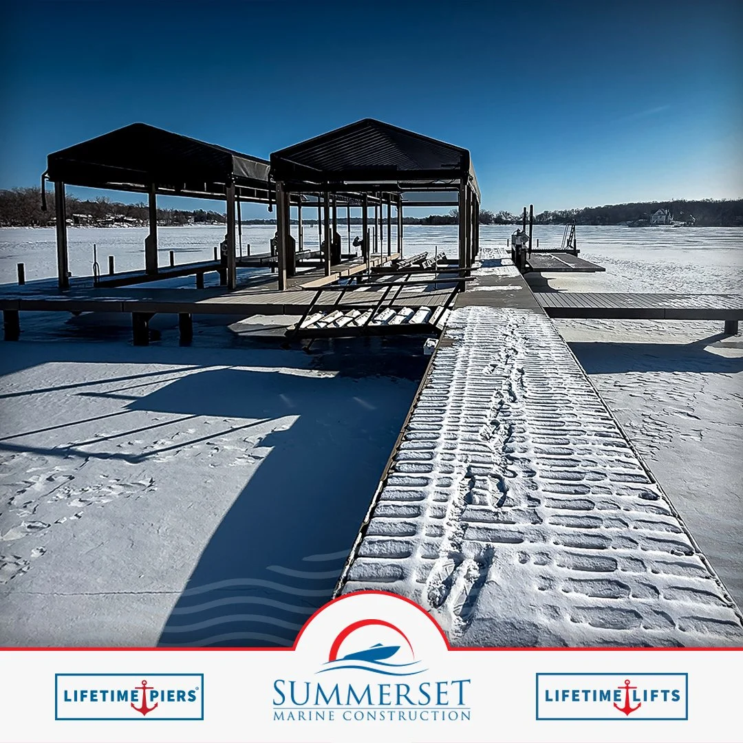 Lake Minnetonka winters are demanding.

This Lifetime All Seasons HD Pier is built to meet them &mdash; staying in place through ice, snow, and changing conditions without seasonal removal.

Learn more using the link in our bio!

#LifetimeAllSeasonsH