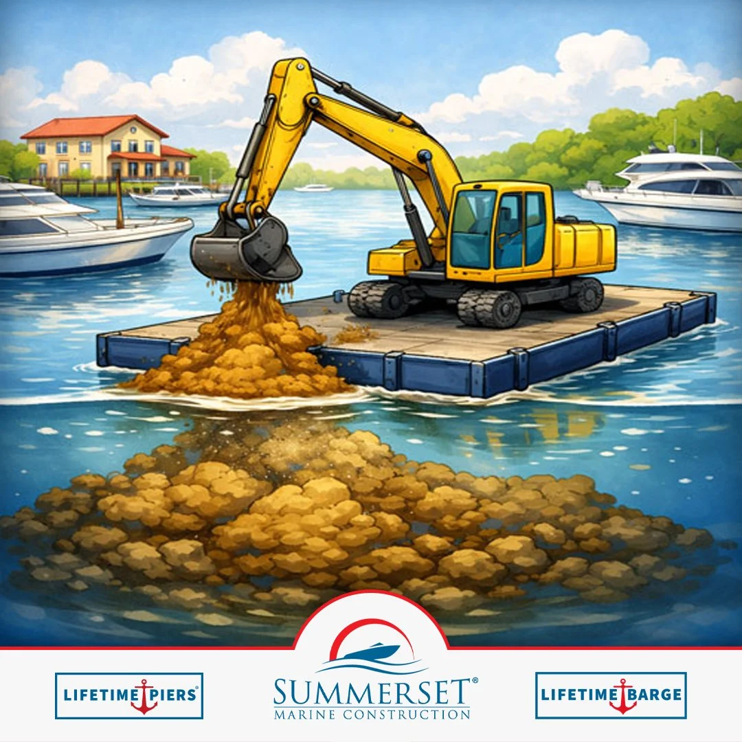 If you&rsquo;re adjusting your boat just to avoid hitting bottom&hellip; it&rsquo;s time to fix the cause.

Sediment buildup over time reduces water depth near your shoreline, making it harder &mdash; and riskier &mdash; to access your pier.

Dredgin