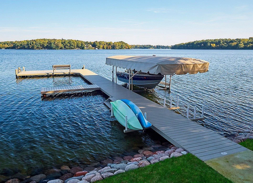 The kind of pier that makes you stay out a little longer.

This Lifetime All Seasons Pier on Oconomowoc Lake is built for real lake living&mdash;clean lines, sure footing, and a setup that&rsquo;s ready whenever the water is calling.

Just add water.