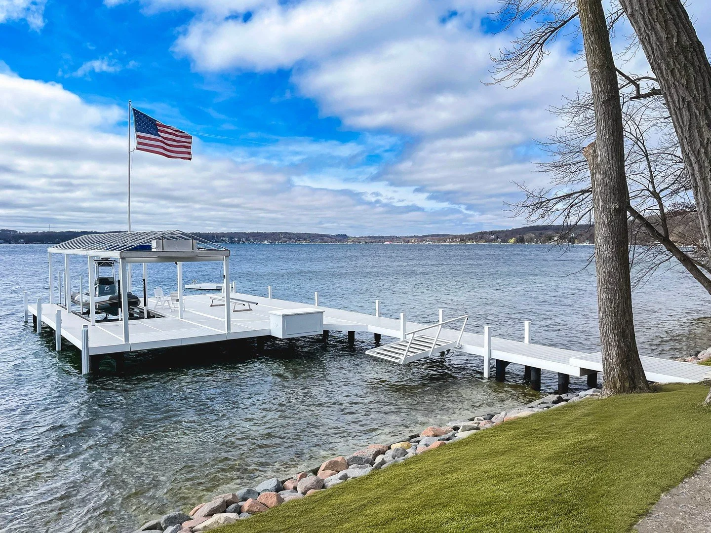 A clean shoreline is a different kind of peace.

The &ldquo;before&rdquo; is familiar: stacked pier sections taking over the lawn and stealing the view.

The &ldquo;after&rdquo; is what we build for, an American-made, low-maintenance Lifetime Pier th