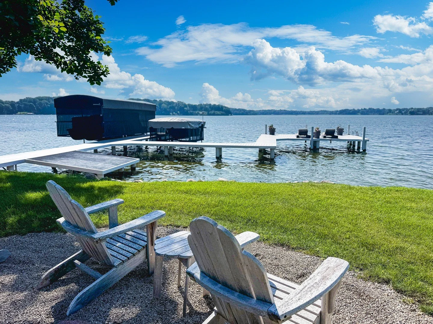 This is your sign to clock out and head to the lake.

Oconomowoc Lake is showing off today, and this Lifetime All Seasons Pier makes it easy to enjoy every minute of it. The clean lines, the steady feel underfoot, and a setup that&rsquo;s ready for F