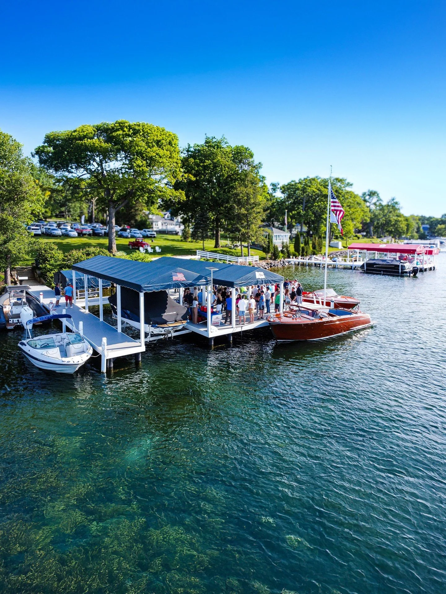 This is what a &ldquo;ready for anything&rdquo; shoreline looks like on Geneva Lake.

A Lifetime All Seasons HD Pier built to live here year-round, steady through summer crowds, and engineered for Wisconsin winters.

Less maintenance. More lake time.