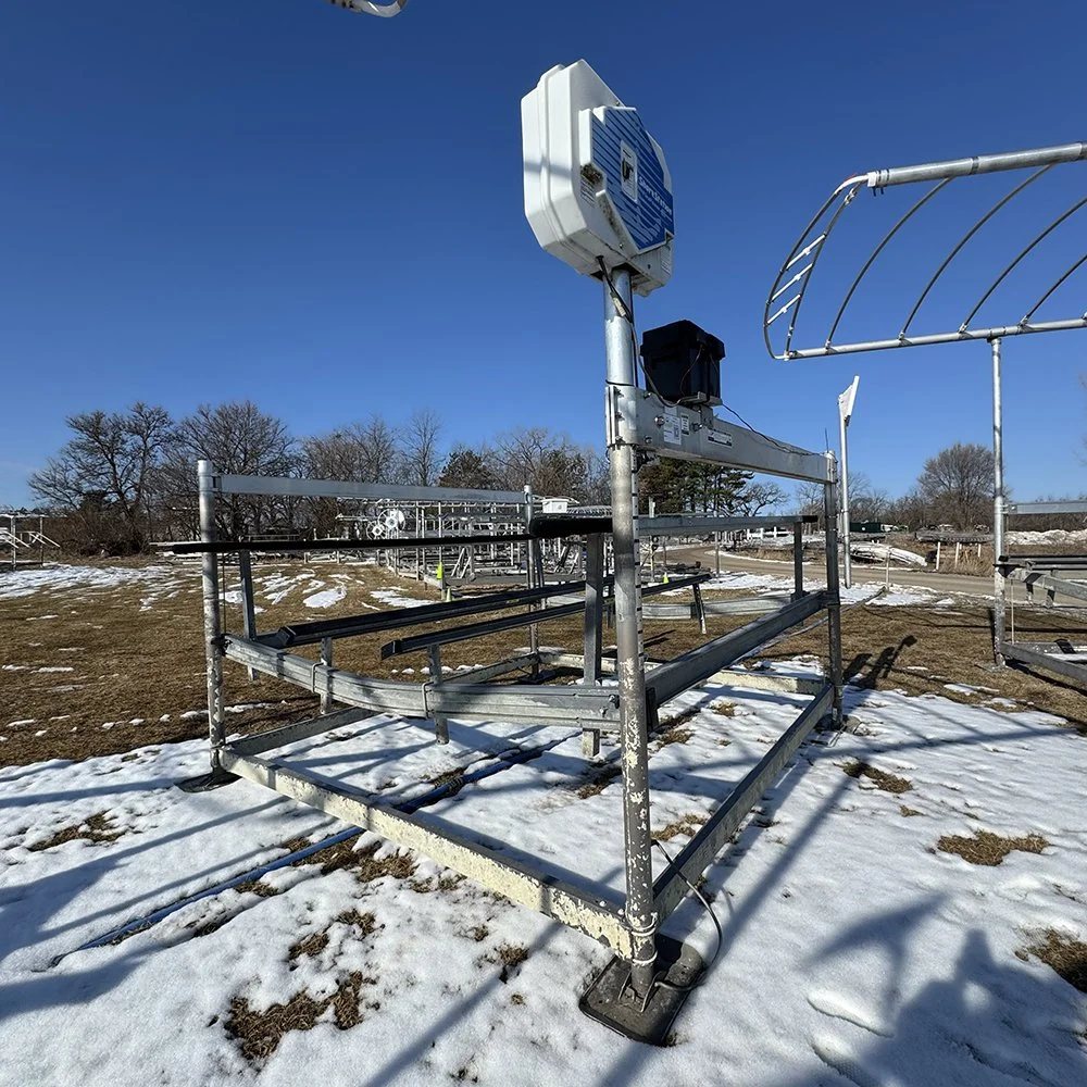 Used ShoreStation 5,000lb Boat Lift – 120″ Wide (Left Set) (870-218)