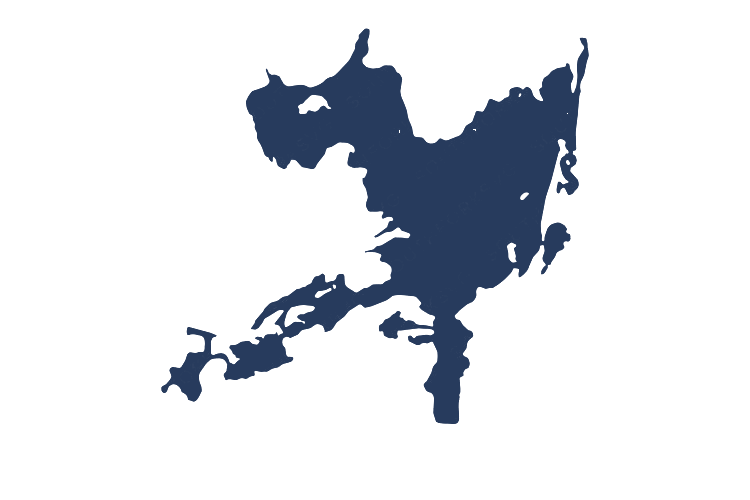 Okauchee Lake silhouette