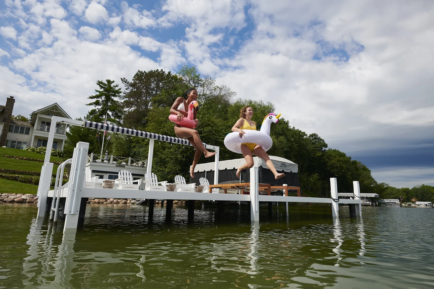 Lifetime All Seasons HD Pier designed for entertaining, relaxation, and everyday waterfront living