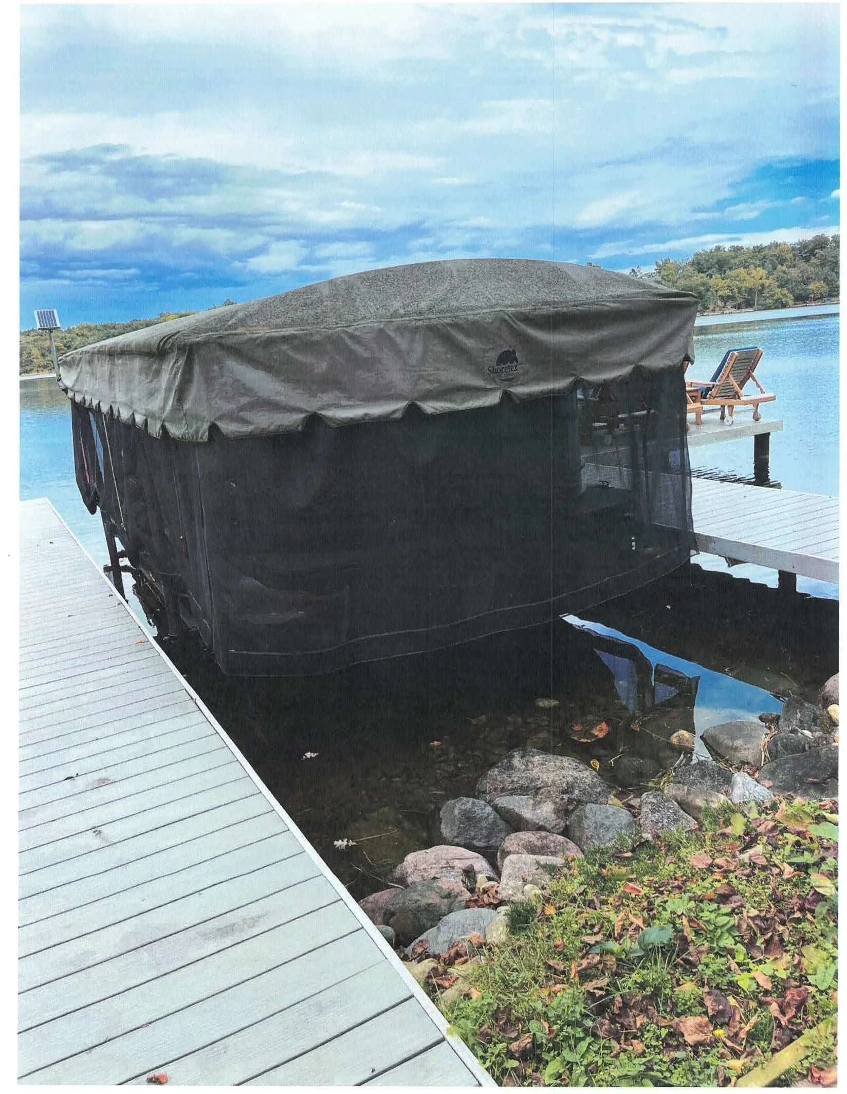 Used ShoreStation 4,000lb Pontoon Lift – 120″ Wide (Left Set) (870-232)