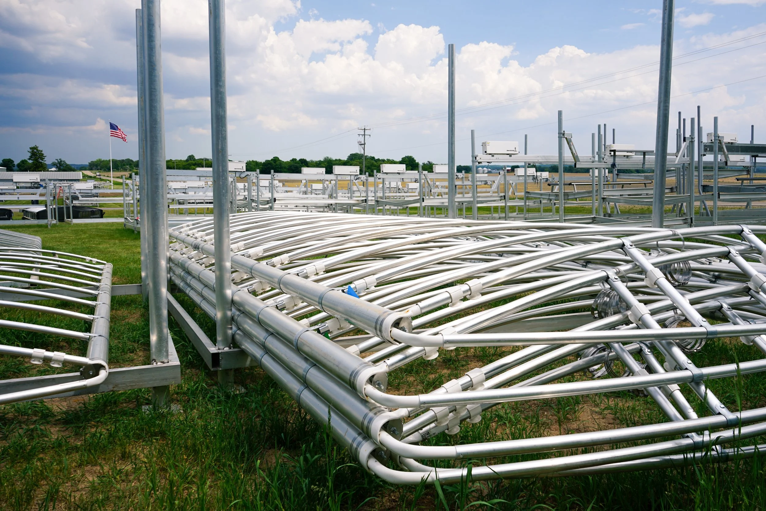 Used boat lift inventory at Summerset Marine Construction featuring pre-owned aluminum boat lifts available for sale and installation in Wisconsin.