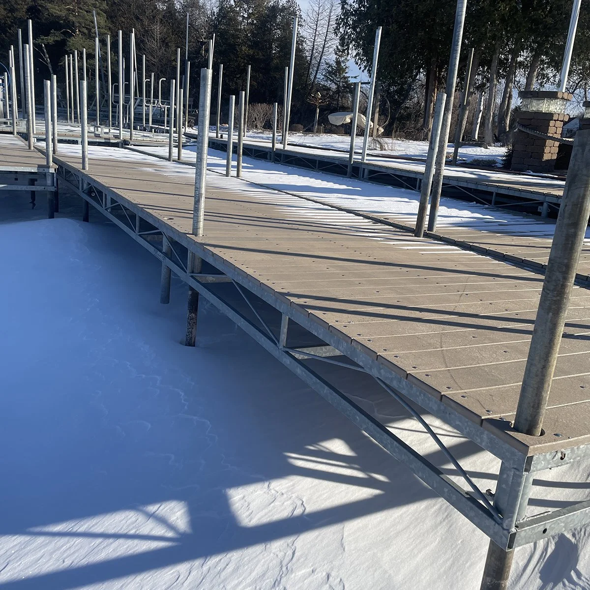 Used Port-A-Pier Galvanized Steel Truss Pier (880-079)