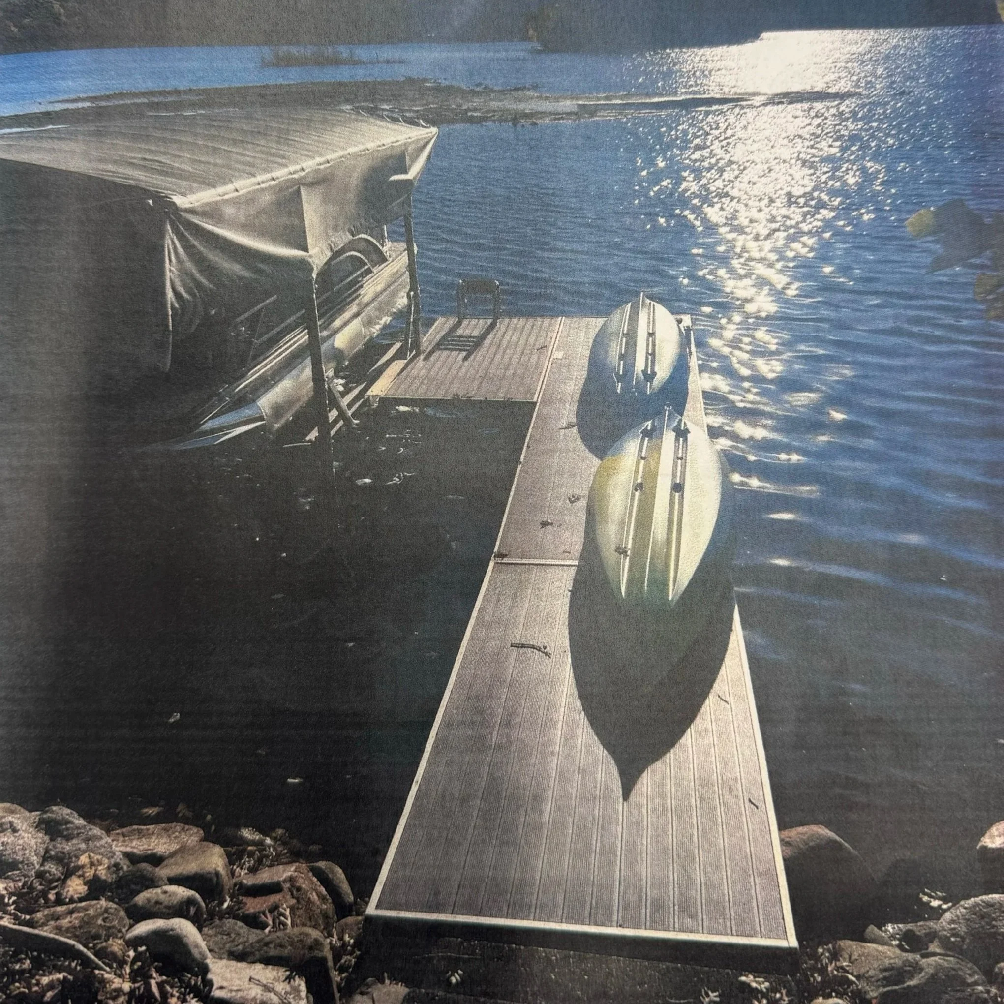 Used Great Lakes Lifts Pier – 4′ x 60′ Main with 8′ x 10′ L (880-074)