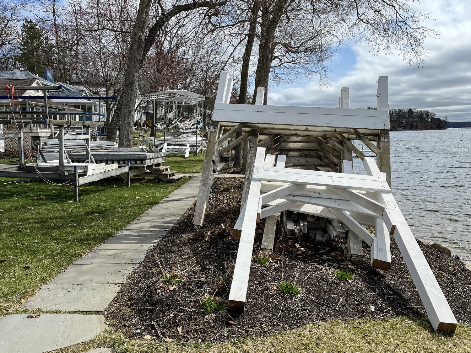 Require annual removal, shoreline storage, spring installation, and ongoing maintenance.