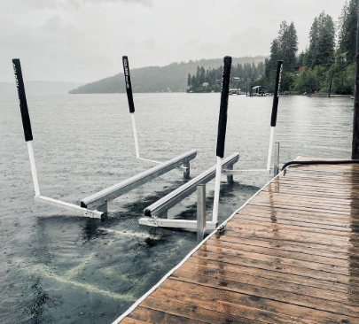 Golden 8,000 lb Tornado Boat Lift – 16' Leg Sticks & Guide Pole Assembly (845-030)