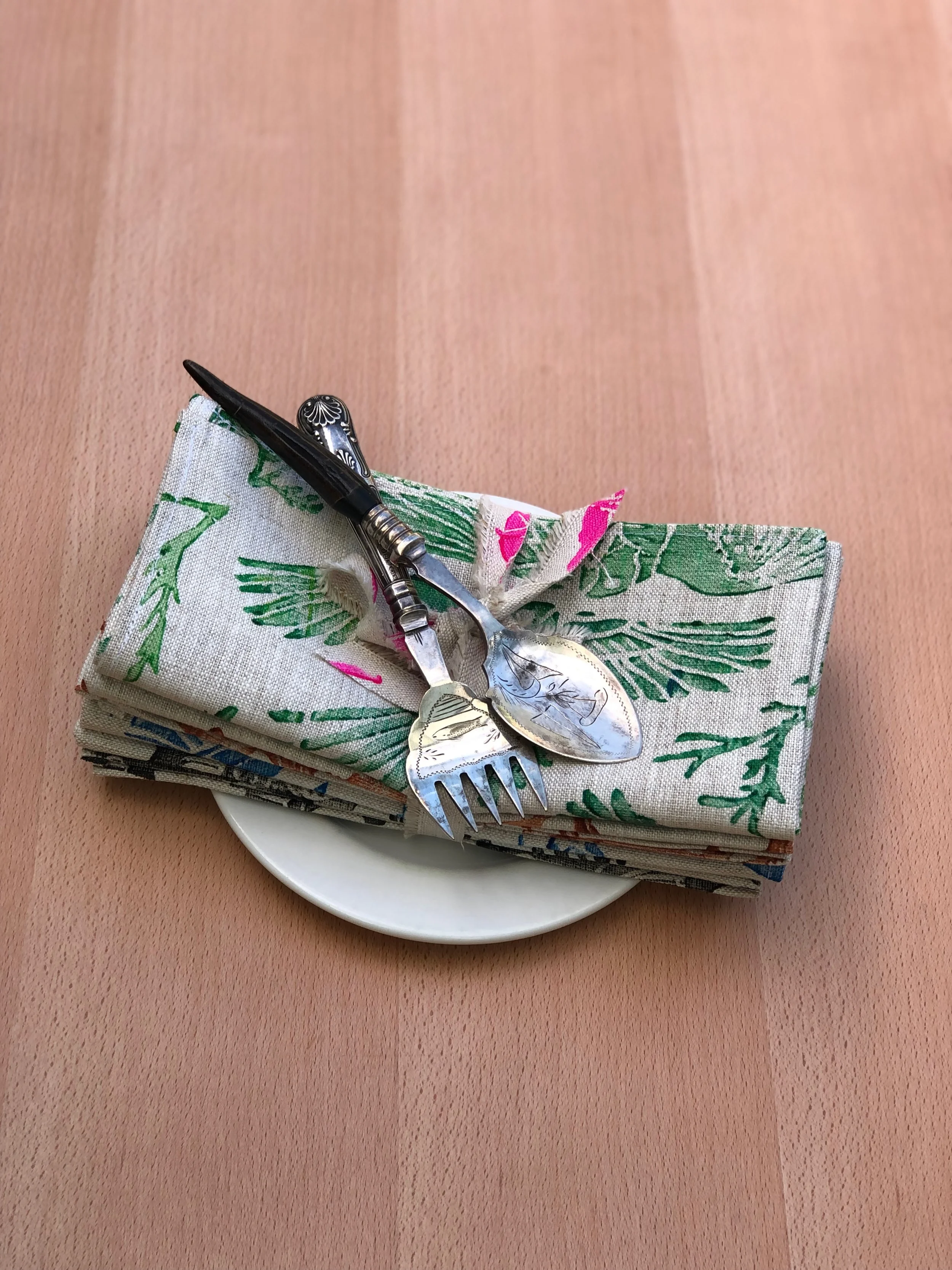 Napkins - Set of 4 - Sweet BIRDS