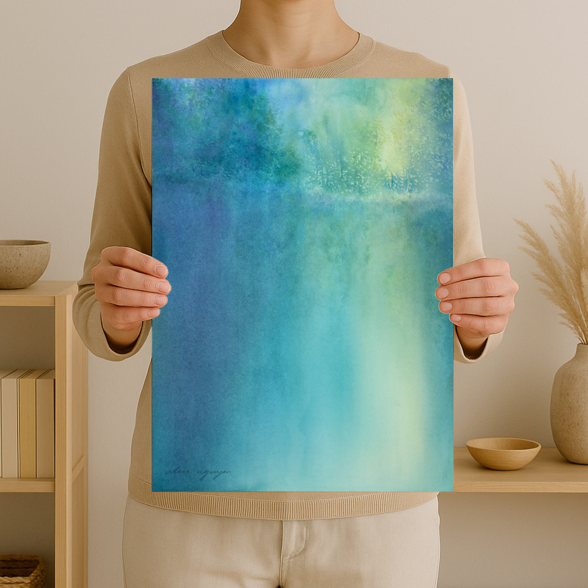 Marking A New Beginning A3 Art Print - Alice Nguyen.png