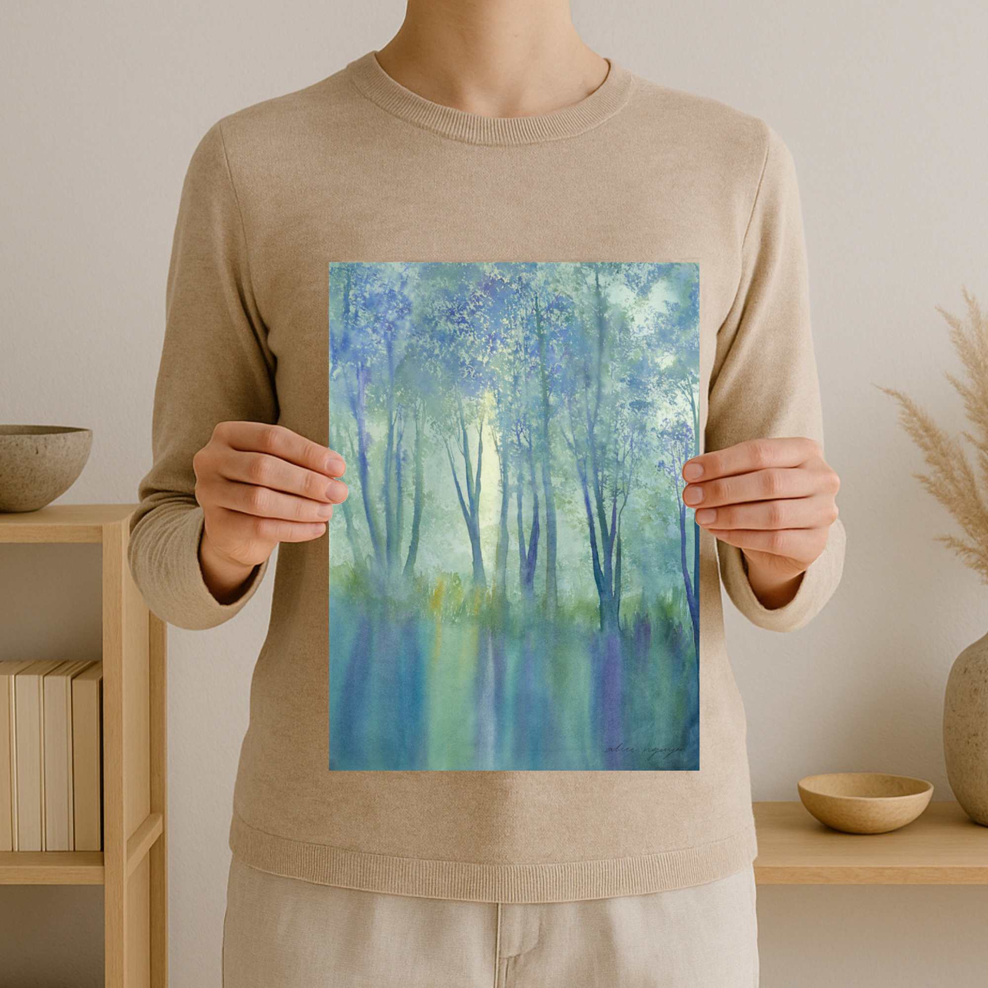 Drawn To Reflections Art Print - Alice Nguyen.png
