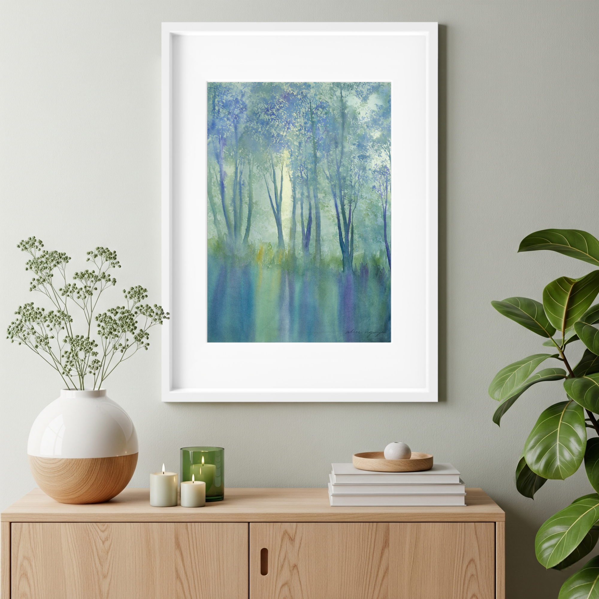 Drawn To Reflections Art Print - Alice Nguyen .png