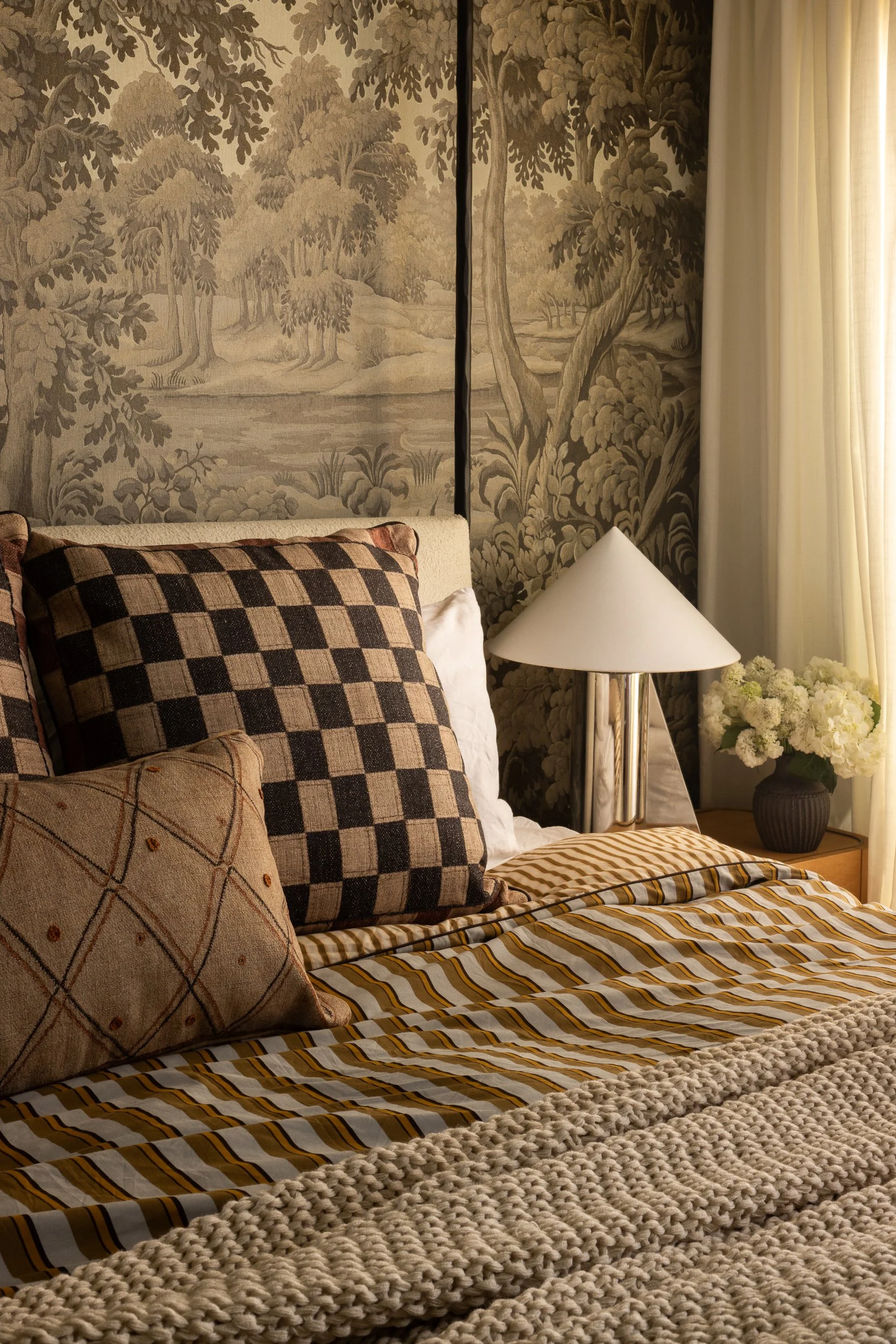 moody master bedroom interior design