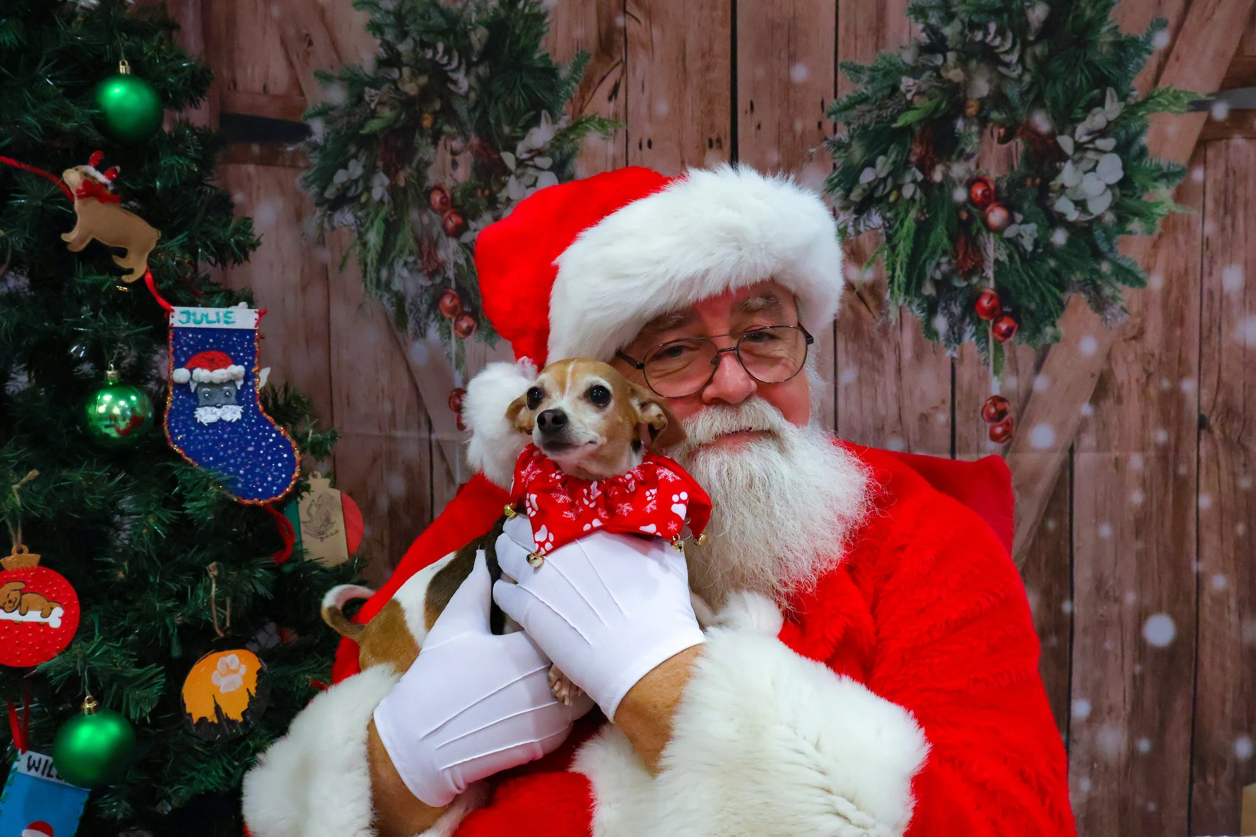Jesse and Santa 2024