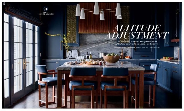 We’re honored to have our Wakefield Project featured in the Fall issue of Atlanta Style & Design!
Located in the iconic Peachtree high-rise, this pied-à-terre was designed as an elegant retreat in the heart of the city — ble