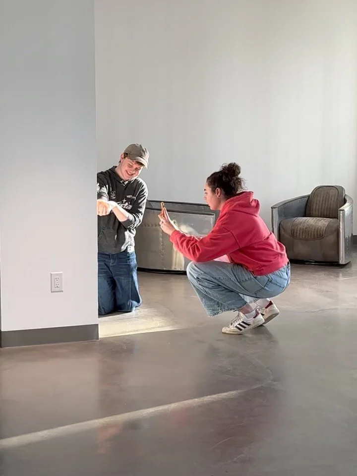 Gavin and Marly are deep into the SFX makeup portion of their program. Swipe to see what they&rsquo;re capturing in the good light 🌞