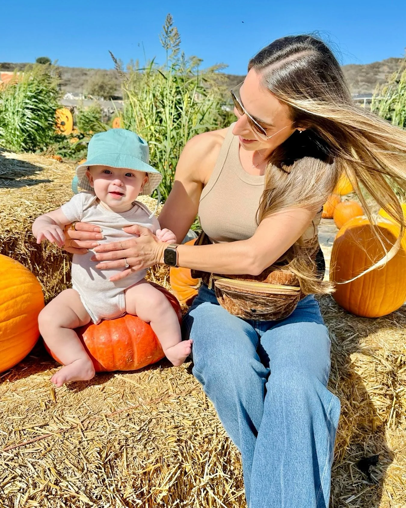 As we wrap up the fall season, take a look at Stephanie &amp; her cutie 8-month-old Cooper! ☺️ we love watching our Colin Wellness babies grow 🥹⭐️🌷