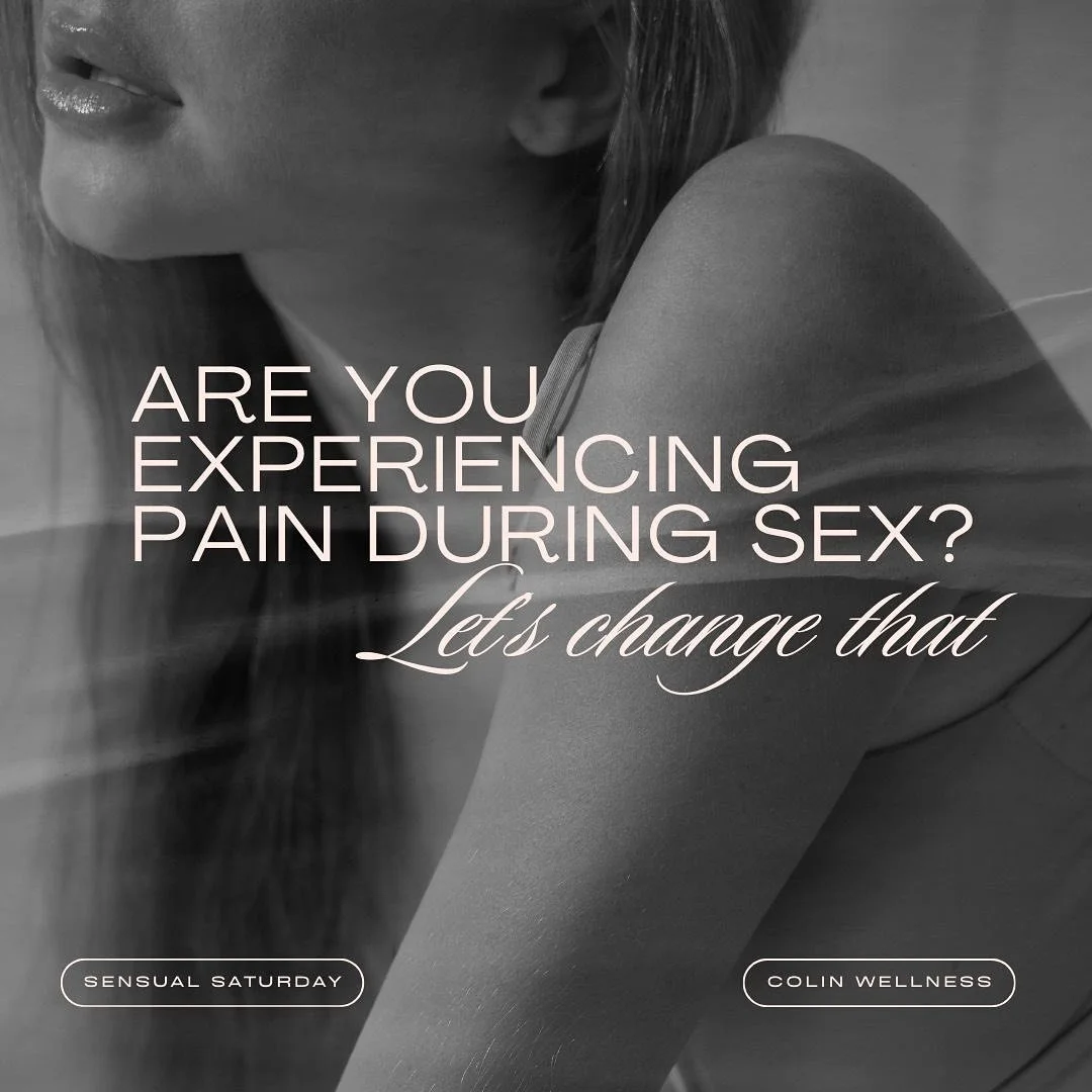 Are you experiencing pain during intercourse? Let&rsquo;s change that! Here are Colin Wellness, we are passionate about women&rsquo;s wellness and recognize that sexual function is a vital part of personal fulfillment. Swipe to learn more about this 