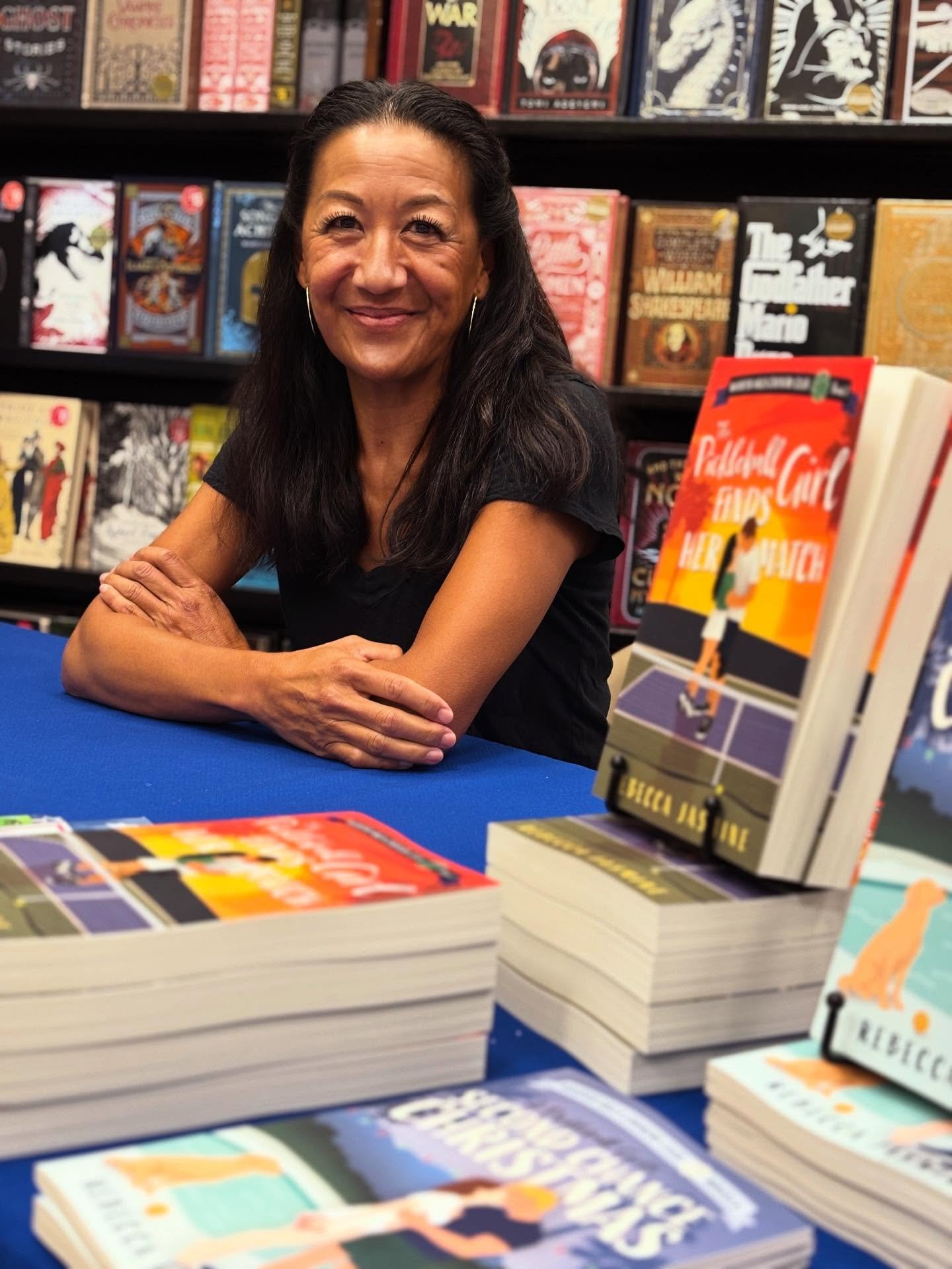 Another successful book signing! 🤩 I met some delightful readers like @amanda.panda9793 and @lynnes_lit_reviews, and got to hug some very supportive, dear friends. Thank you, @bnpalmdesert, for having me 🥰📚✍️

💚 The Pickleball Girl Finds Her Matc