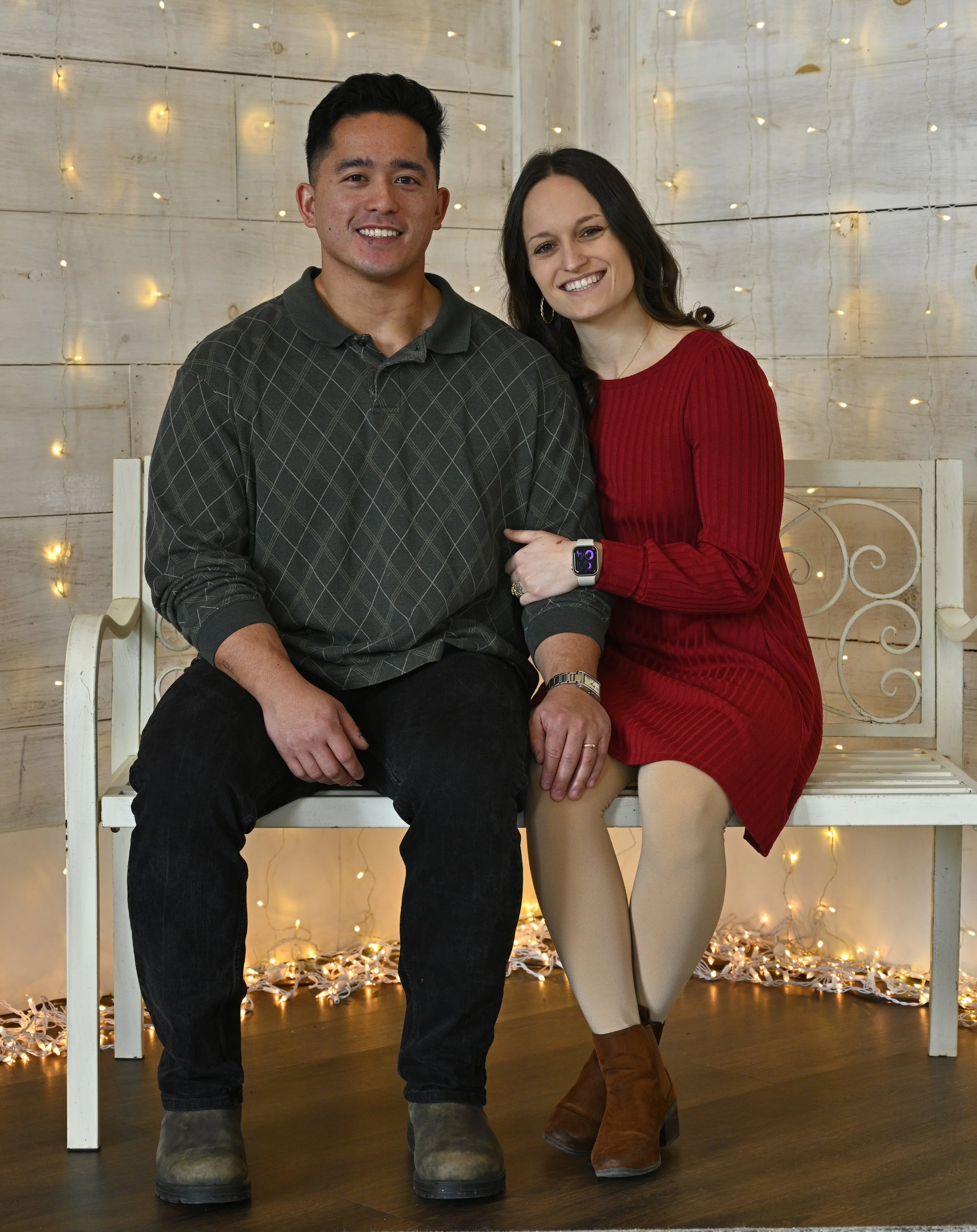 David and Megan at Christmas