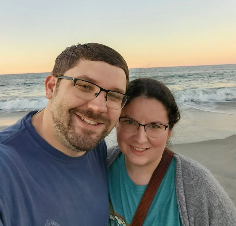 Brian and Katie on the beach