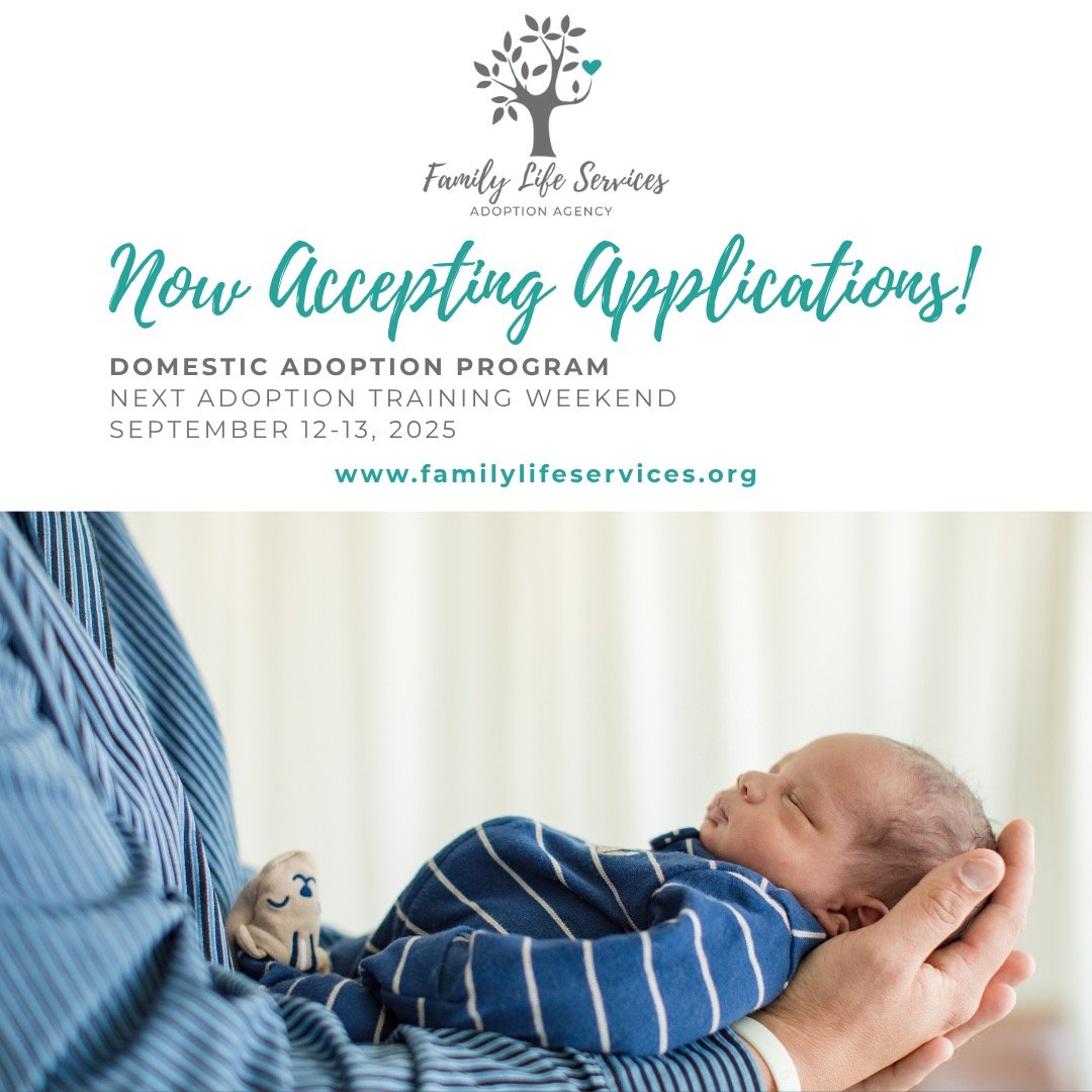 We have a few spots still open for our mandatory adoption training in September to onboard new applicants to our program. Apply now to get your application approved to be included. Visit our website for more info: www.familylifeservices.org