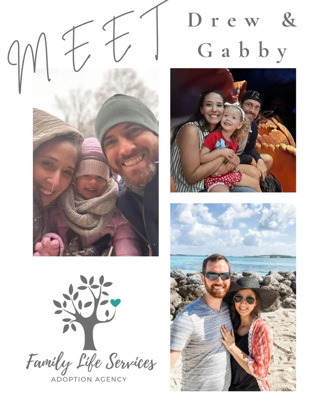 Meet this week&rsquo;s featured waiting family, Drew &amp; Gabby! 

To learn more, visit their online profile: https://www.familylifeservices.org/family-profiles/drew-and-gabby