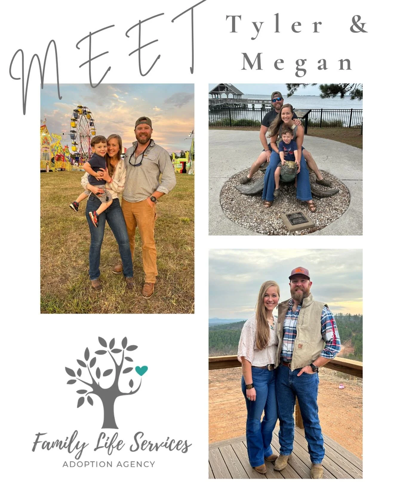 Meet this week&rsquo;s featured waiting family, Tyler &amp; Megan! 

To learn more, visit their online profile: https://www.familylifeservices.org/family-profiles/tyler-and-megan