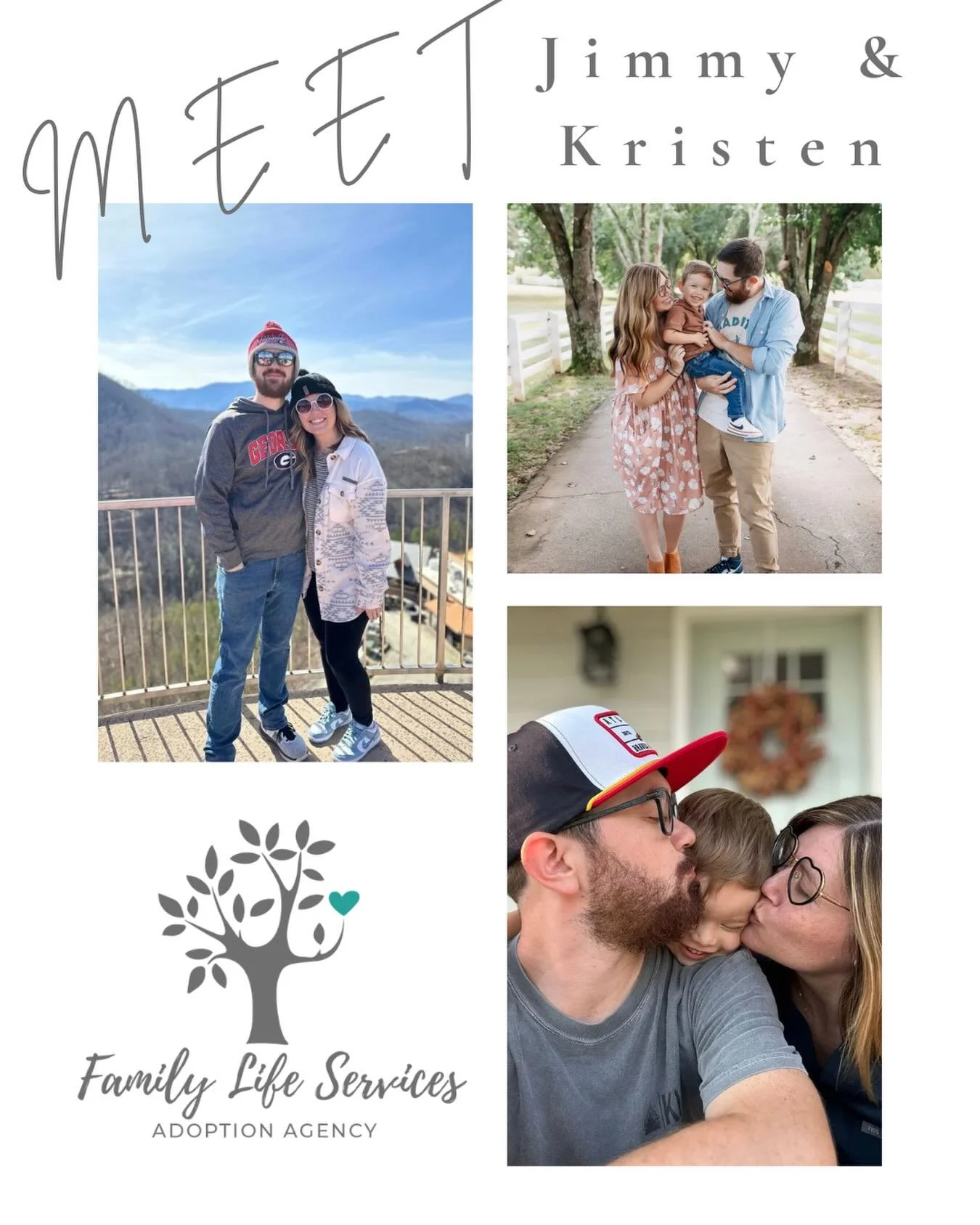Meet this week&rsquo;s featured waiting family, Jimmy &amp; Kristen! 

To learn more, visit their online profile: https://www.familylifeservices.org/family-profiles/jimmy-and-kristen