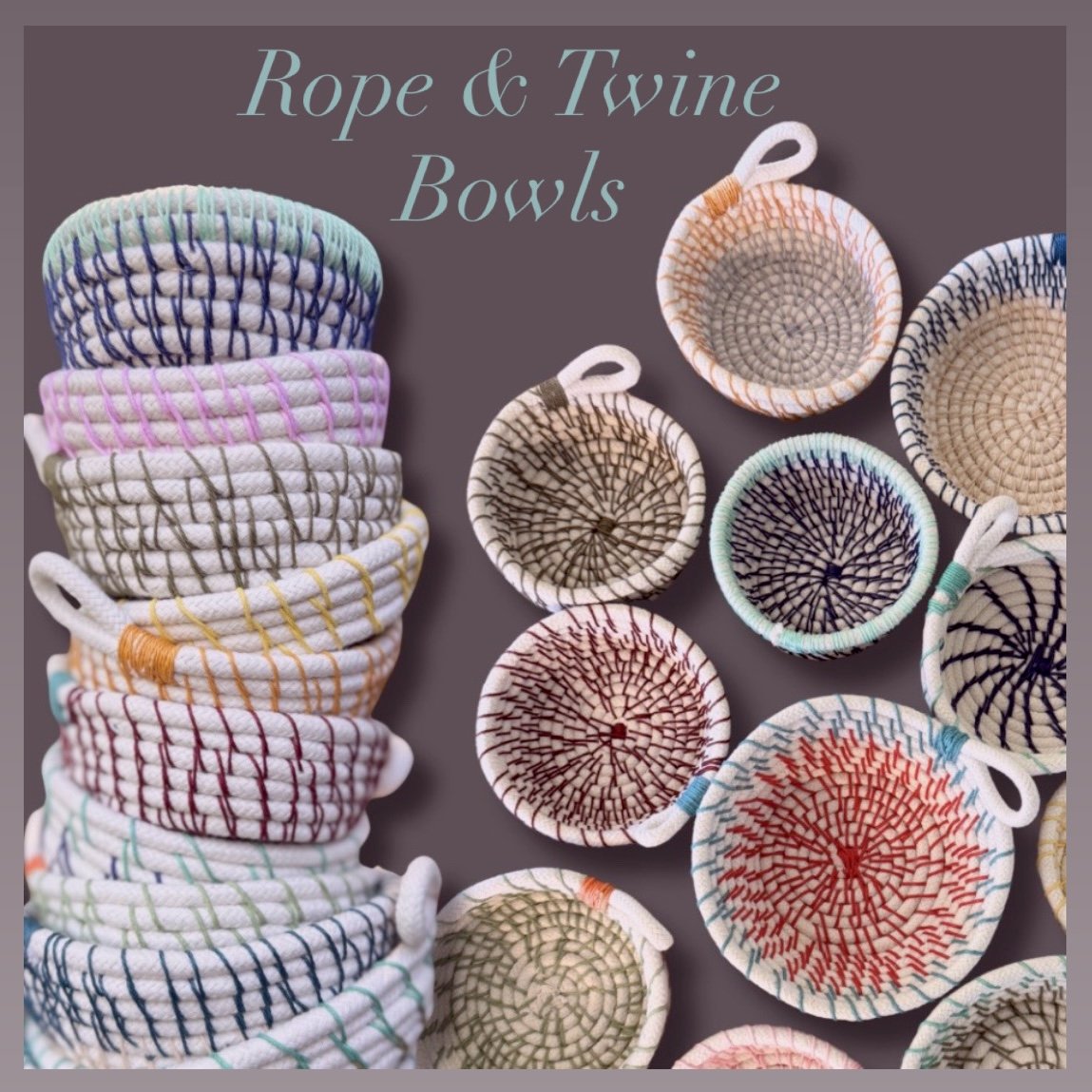 Rope and Twine Bowls Workshop with WonderSpace Workshops
