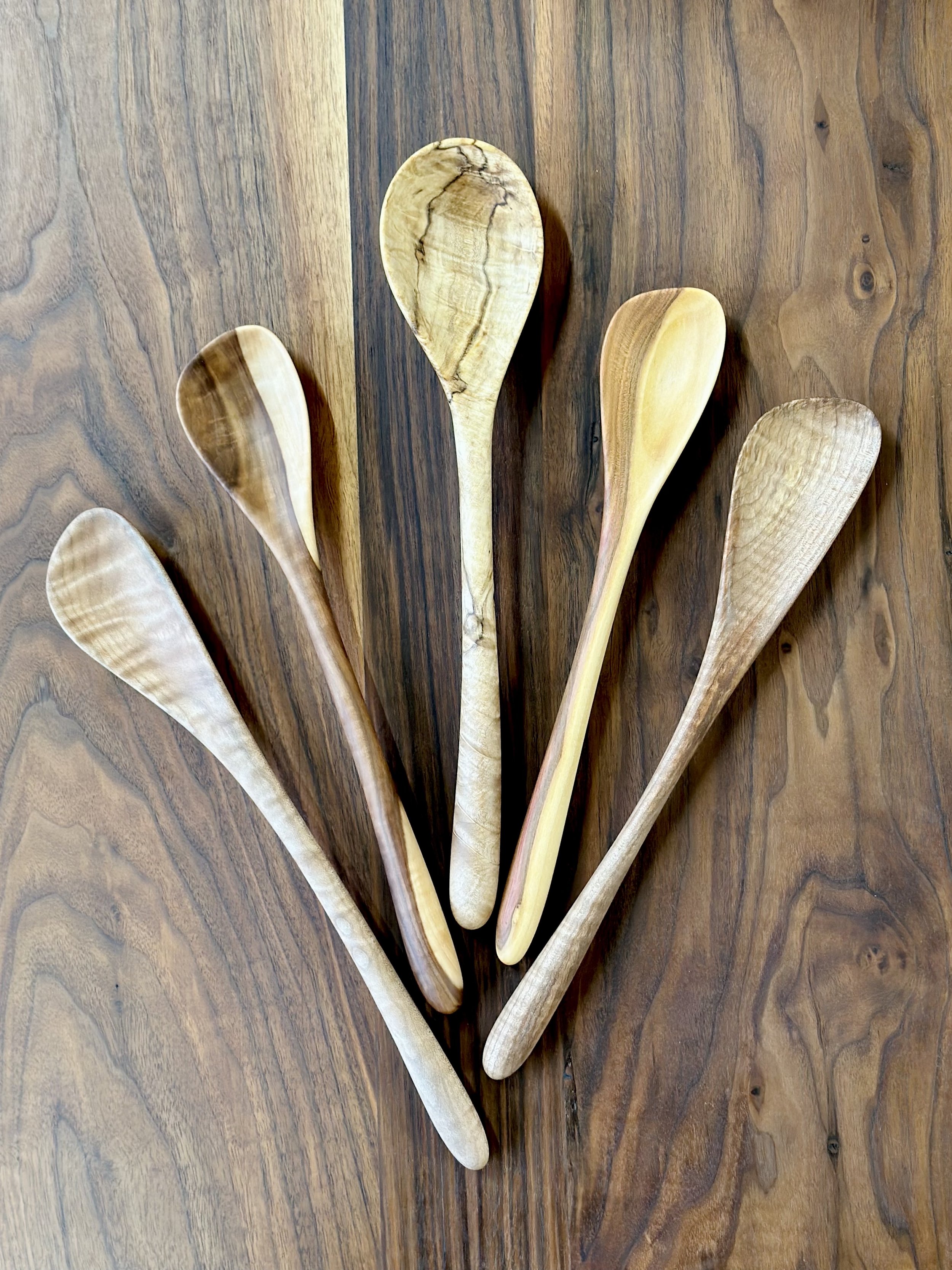 Hand carved wooden spoons by Wooden Spoonfool