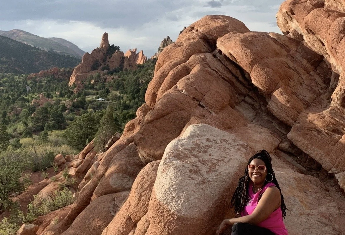 Bri hiking