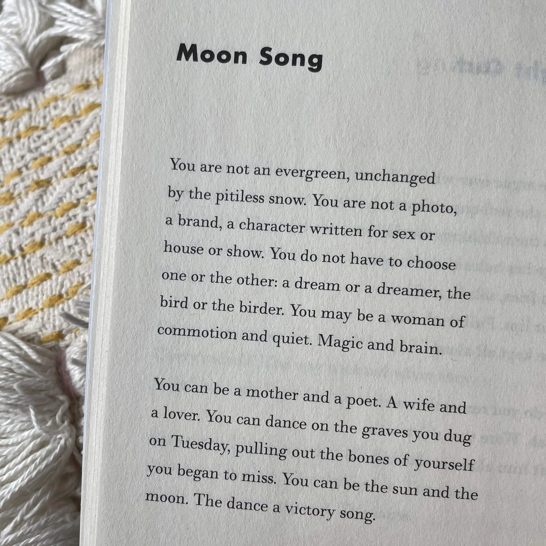 Moon Song poem by Kate Baer