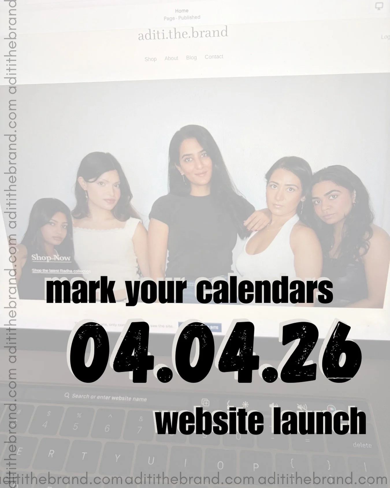 Website launching 04.04 
Mark your calendars! 

#smallbusiness #smallbusinessowner #desi #desigirl #websitelaunch