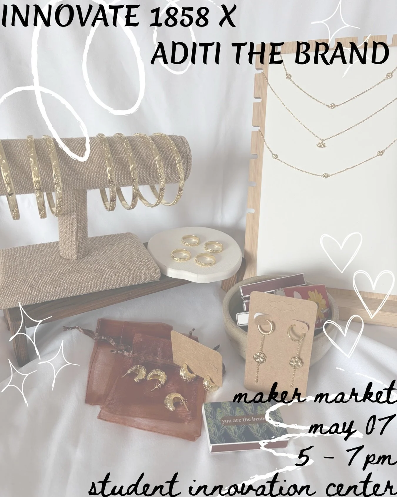 Come to the Maker Market hosted by Innovate 1858 to pick up some of these jewelry pieces! Perfect for the upcoming summer season! 😍☀️
@innovate1858 

#iowastate