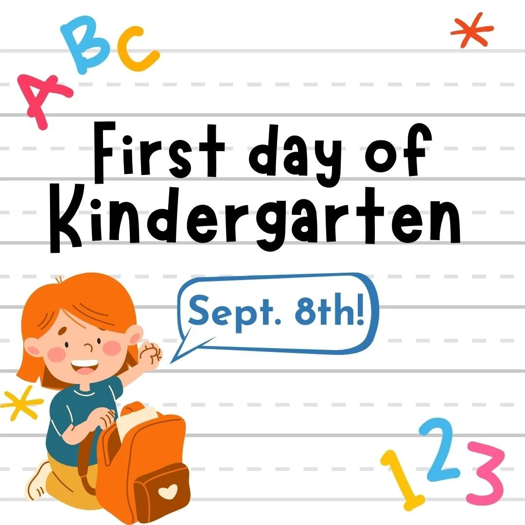 First Day of Kindergarten!