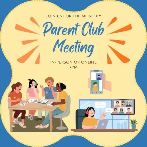 May Parent Club Meeting