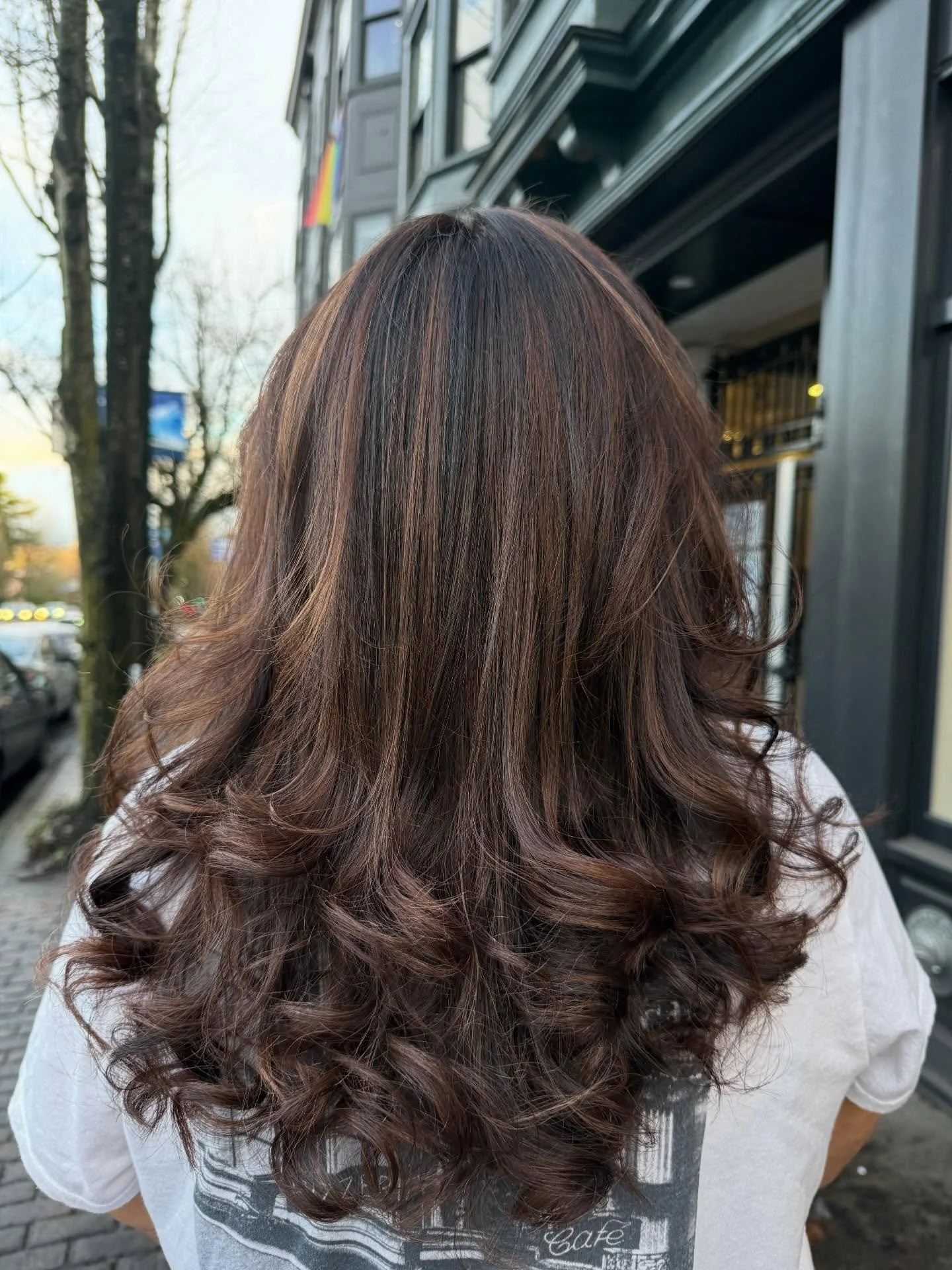 Red brown  balayage 
.
.
.
#vancouverhairstylist  #vancouverhairsalon #balayage