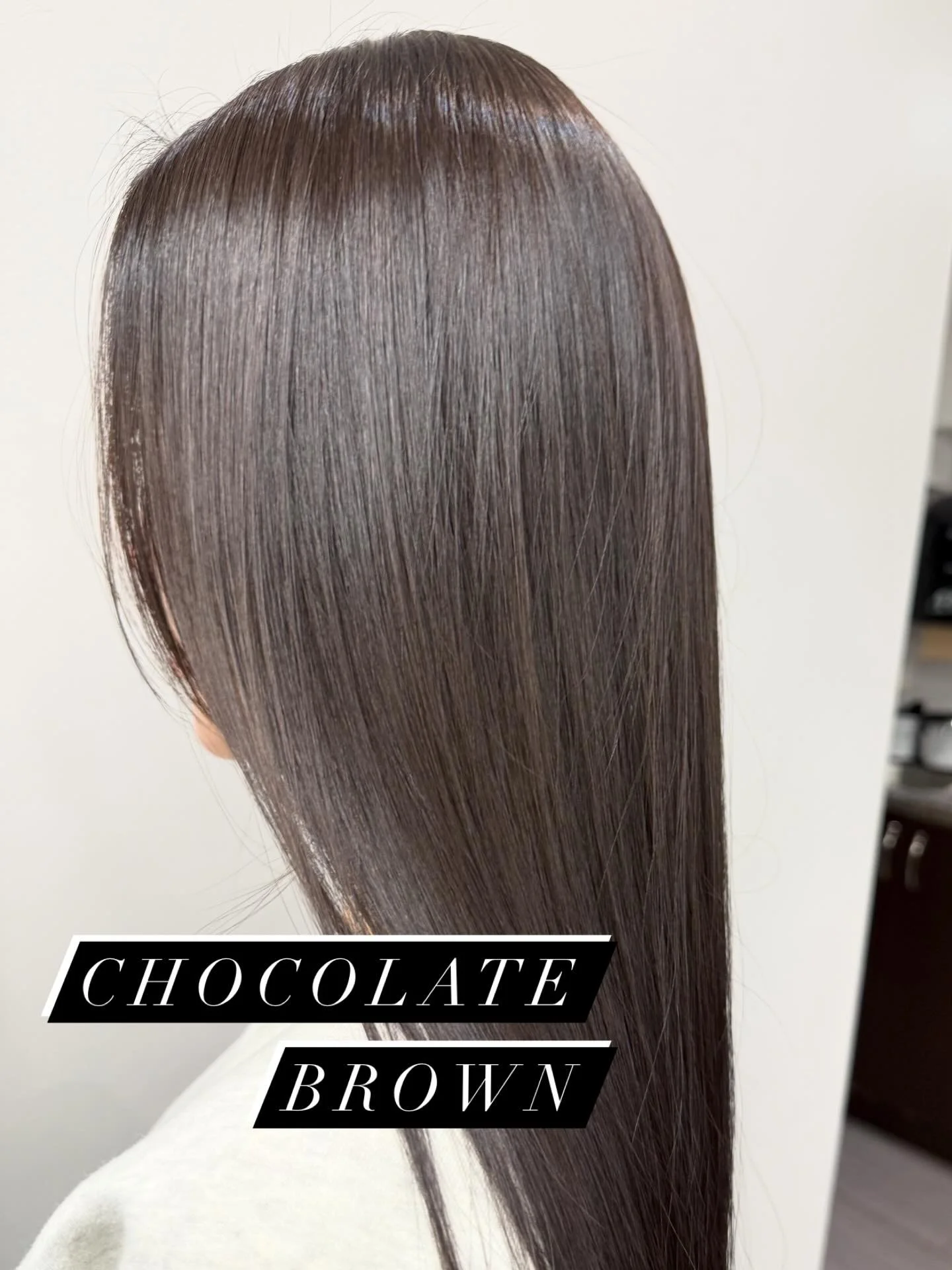 Cool chocolate brown hair color 
.
.
. 
#vancouverhairstylist  #vancouverhairsalon  #yvrhair  #yvrhairstylist  #vancouverhair