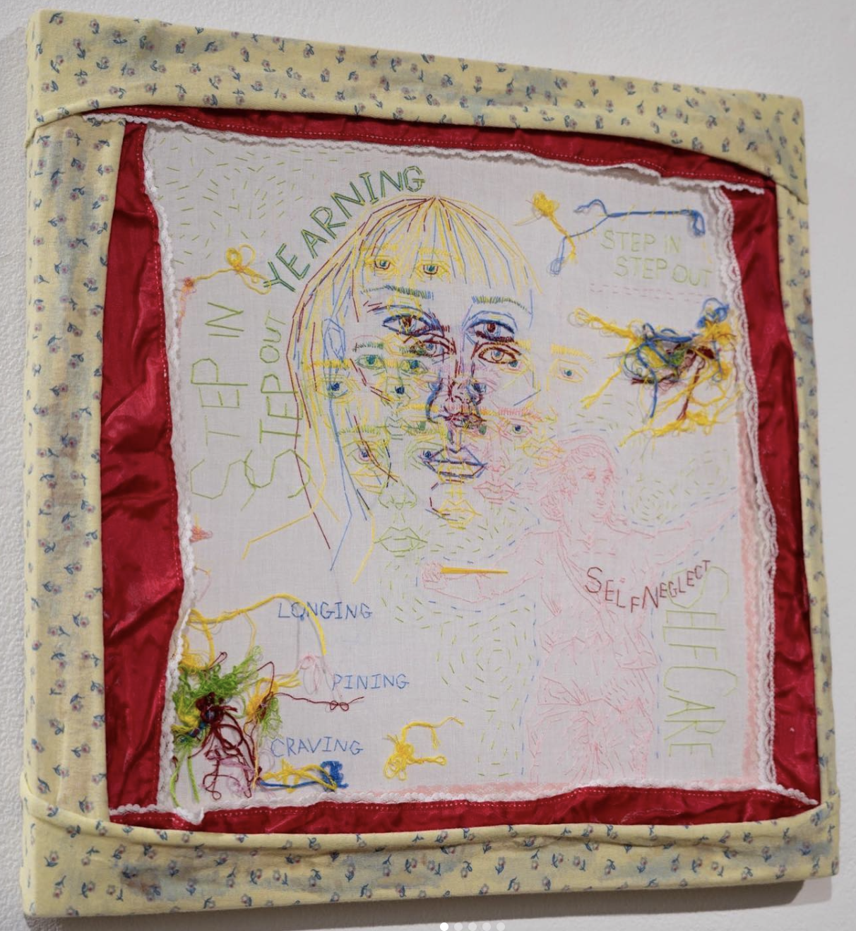 Drowning in a Feminine, Graceful Kind of Way (Losing Myself in Loving)
String, Fabric
2022